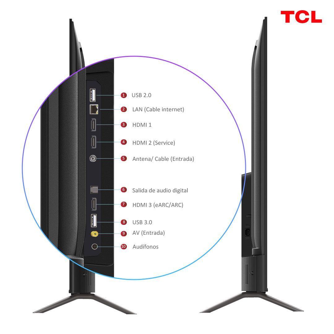LED 85" TCL 85P735 4K HDR Smart TV Google TV-11