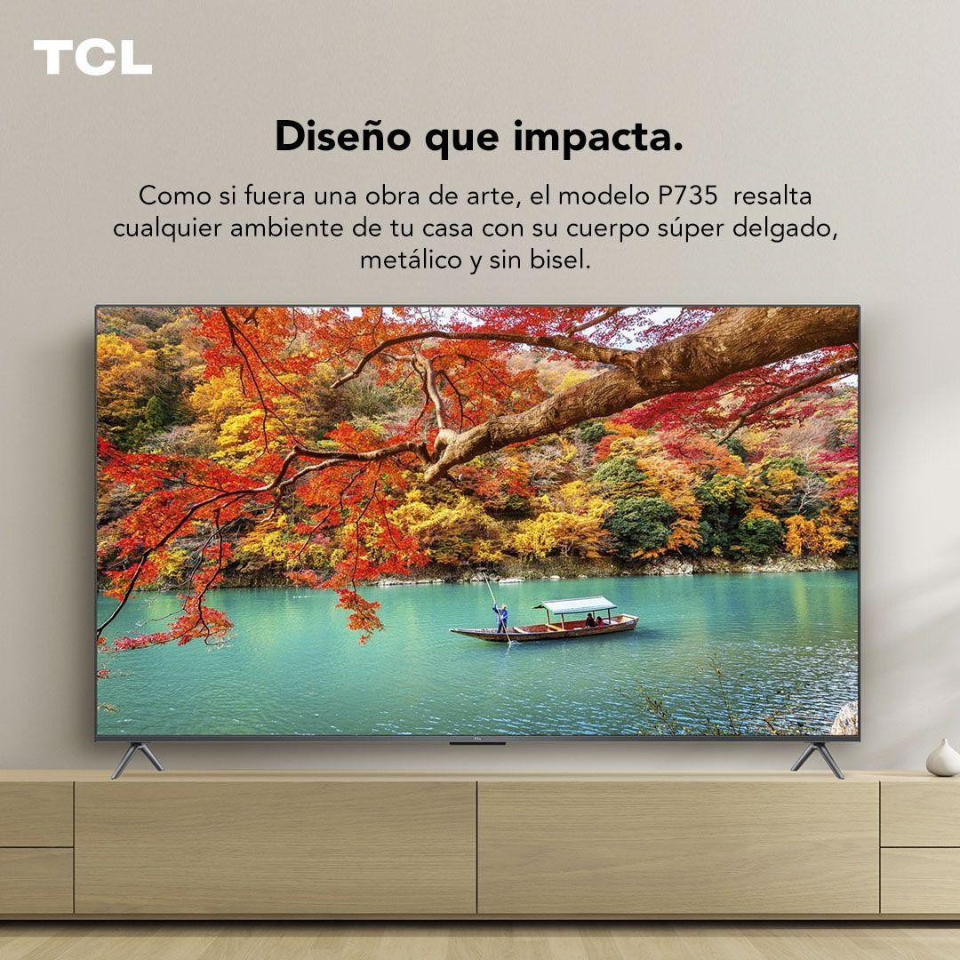 LED 85" TCL 85P735 4K HDR Smart TV Google TV-8