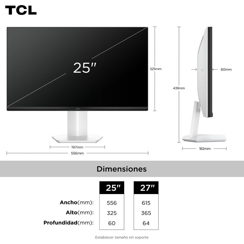 Monitor Gamer TCL 25P1AD FHD 300Hz-5