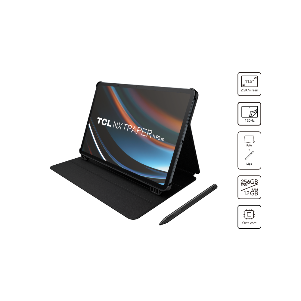 TAB 11 Plus NXTPAPER 256GB / 8GB Octa Core 11.5" 2.2k 120Hz + Lapiz + Cover-1