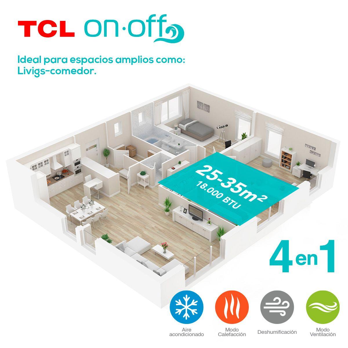 Aire Acondicionado Frio/Calor Split 18000 BTU/hr-6