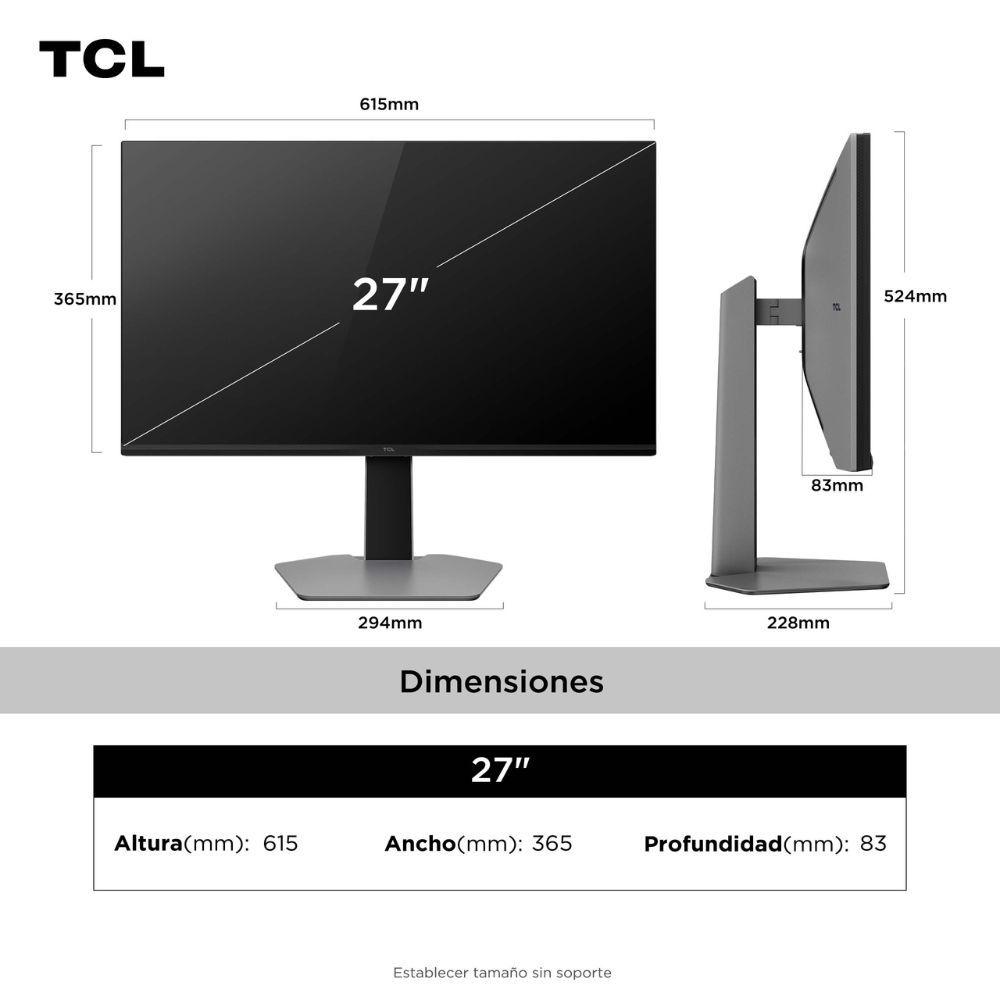 Monitor Gamer TCL Mini LED 27P2A PRO QHD 320Hz-3