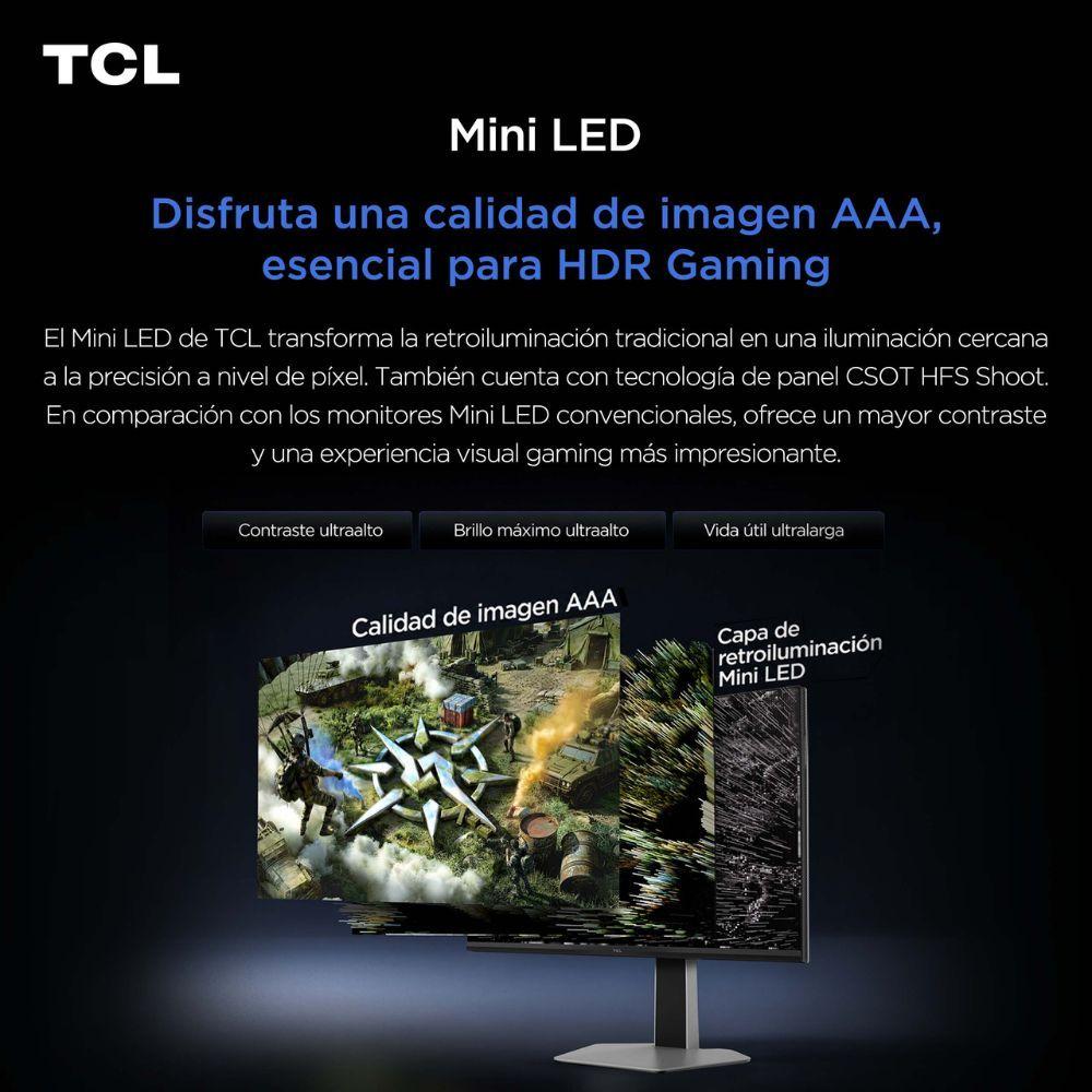 Monitor Gamer TCL Mini LED 27P2A PRO QHD 320Hz-4
