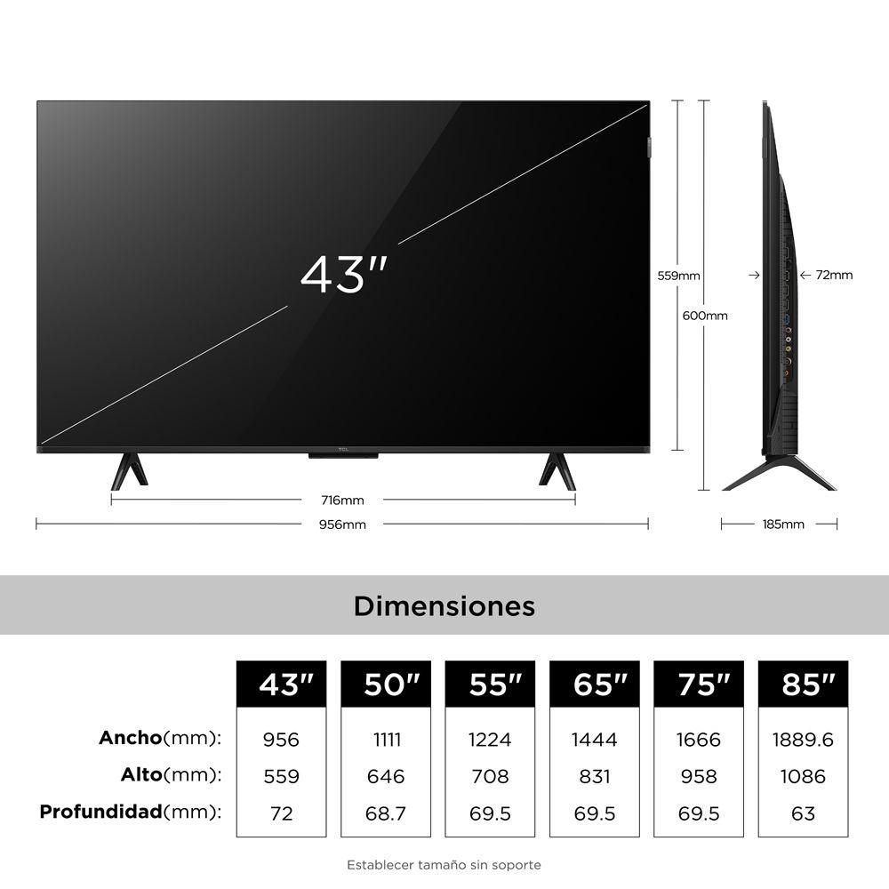 Smart TV QLED 43" UHD 4K P7L-8