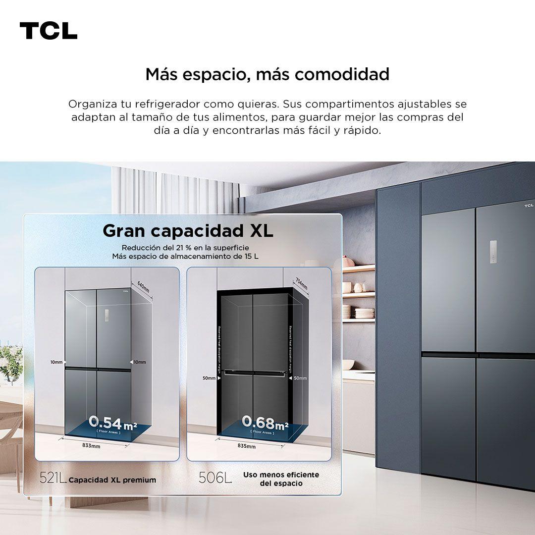 Refrigerador Cross Door TCL 518L C521CD-6