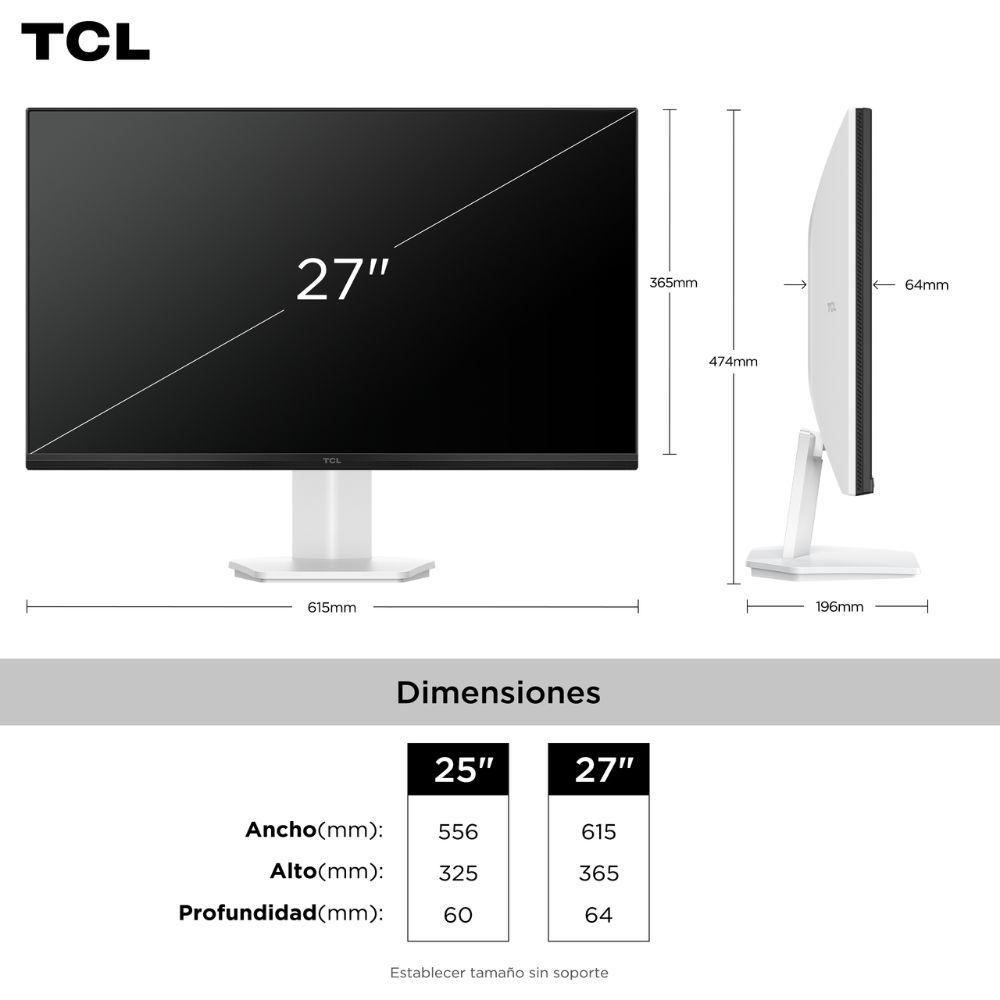 Monitor Gamer TCL 27P1AD FHD 280Hz-7