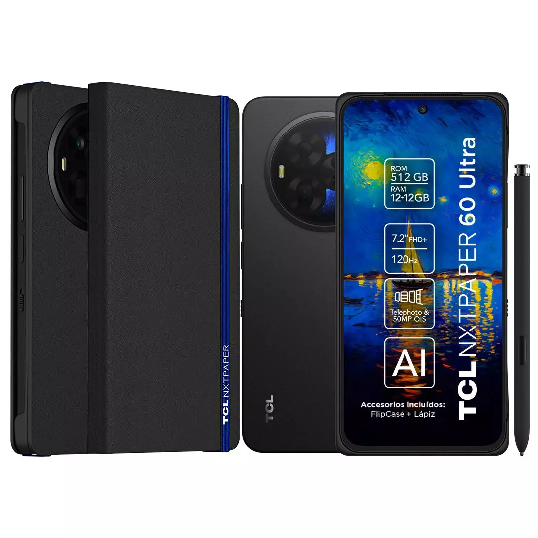 Smartphone TCL 60 NXTPAPER ULTRA 512GB + Lápiz + Flip Case-0
