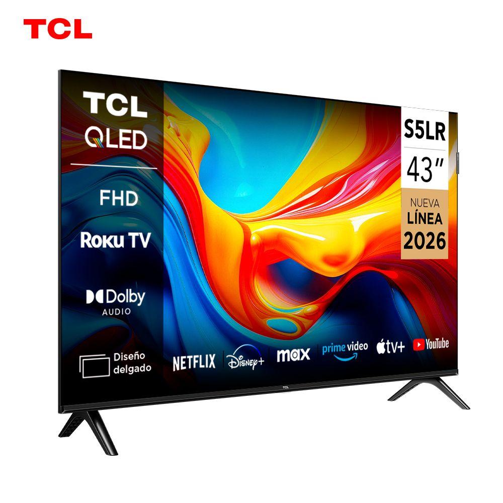 Smart TV TCL Roku TV 43" QLED FHD S5LR-6