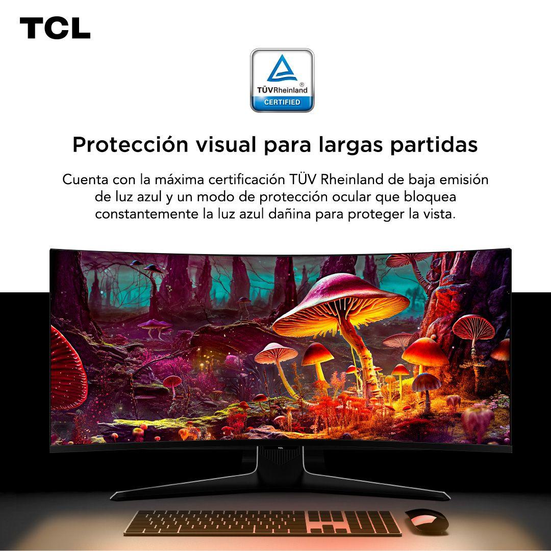 Monitor Gamer Curvo TCL 34" R83Q WQHD 170Hz QD-MiniLED 1ms-6