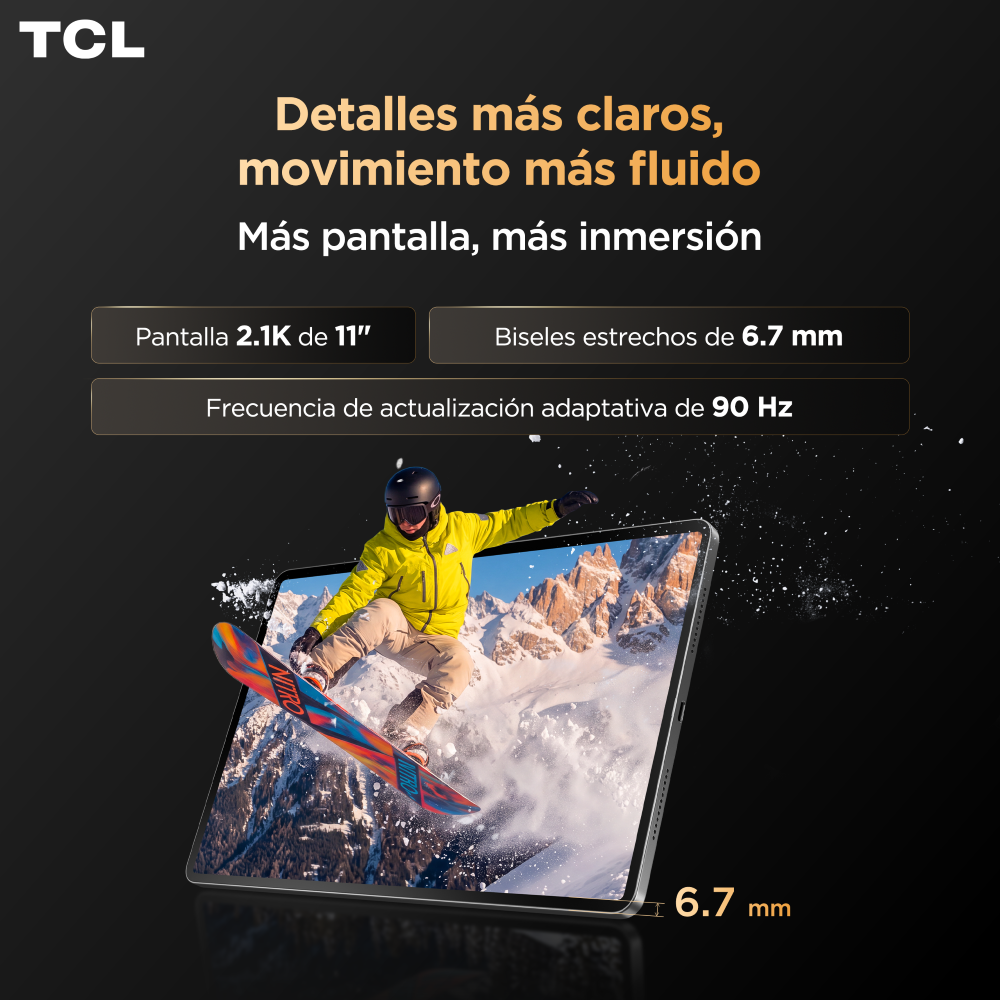 TAB A1 NXTPAPER 256GB / 6GB Octa Core 11" 2.1k 90Hz + Lapiz + Funda-5