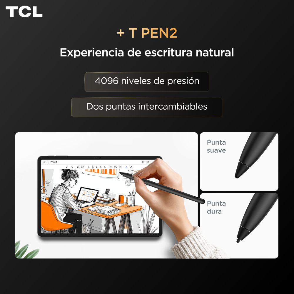 TAB A1 NXTPAPER 256GB / 6GB Octa Core 11" 2.1k 90Hz + Lapiz + Funda-8