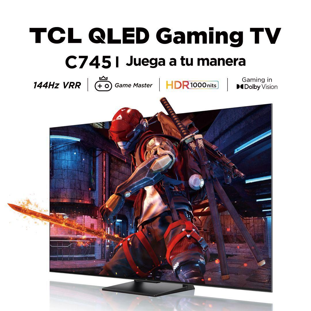 QLED 65" TCL 65C745 4K HDR Smart TV Google TV-1