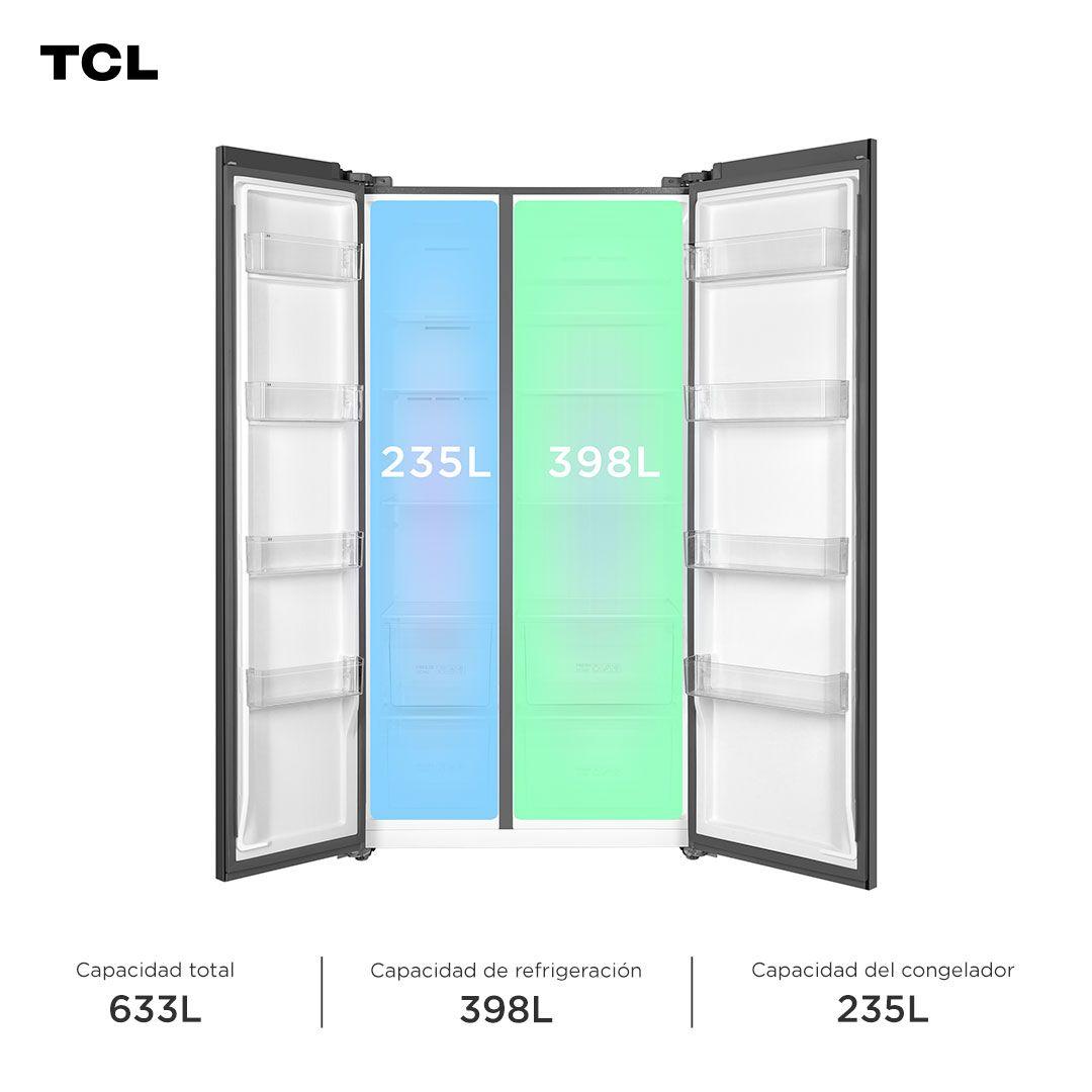 Refrigerador Side by Side TCL 633L P650SB-2