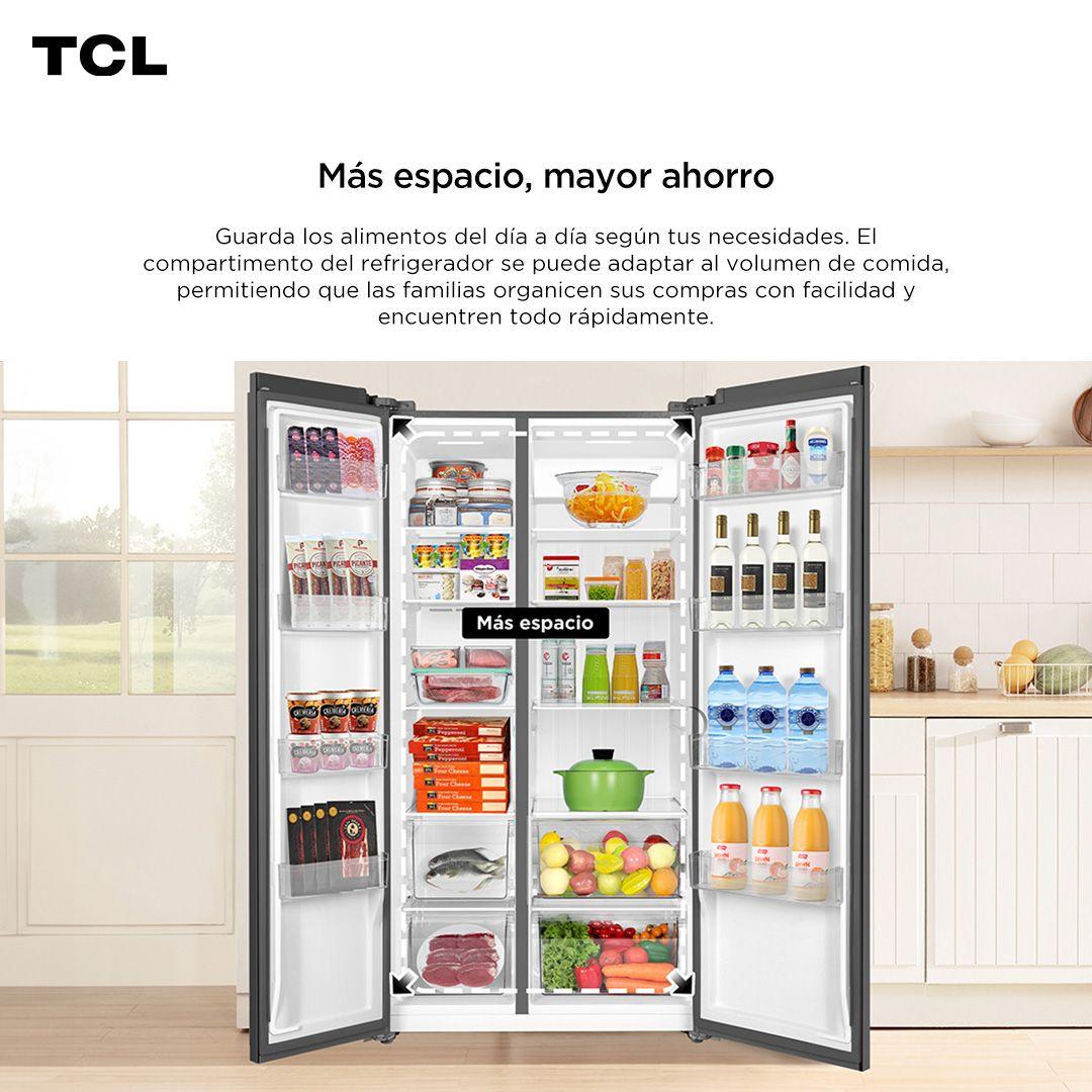 Refrigerador Side by Side TCL 633L P650SB-3
