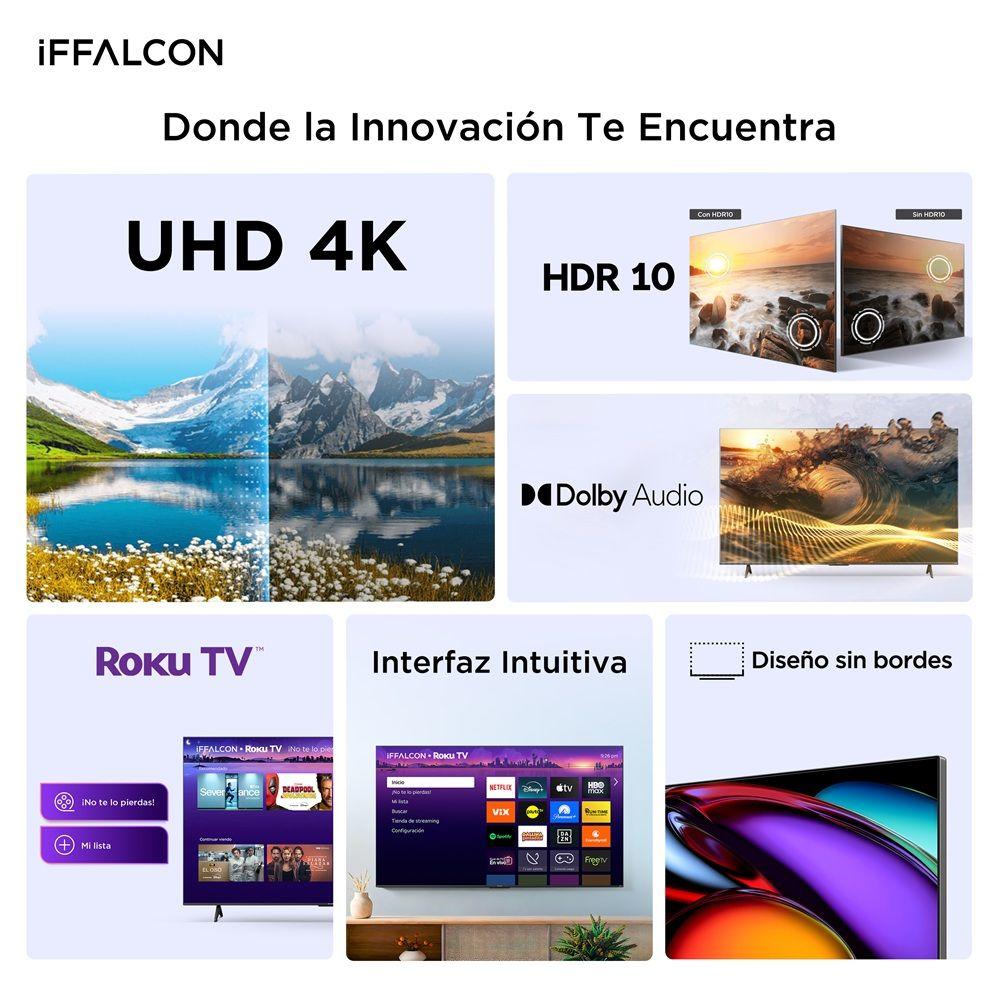 Smart TV iFFALCON Roku TV 55" UHD U65R-4