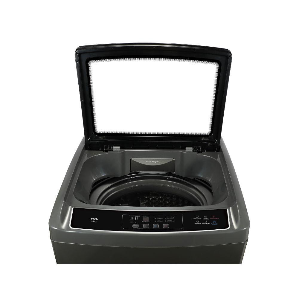Lavadora Automática Carga Superior TCL 19Kg Titanium F319TLG-3