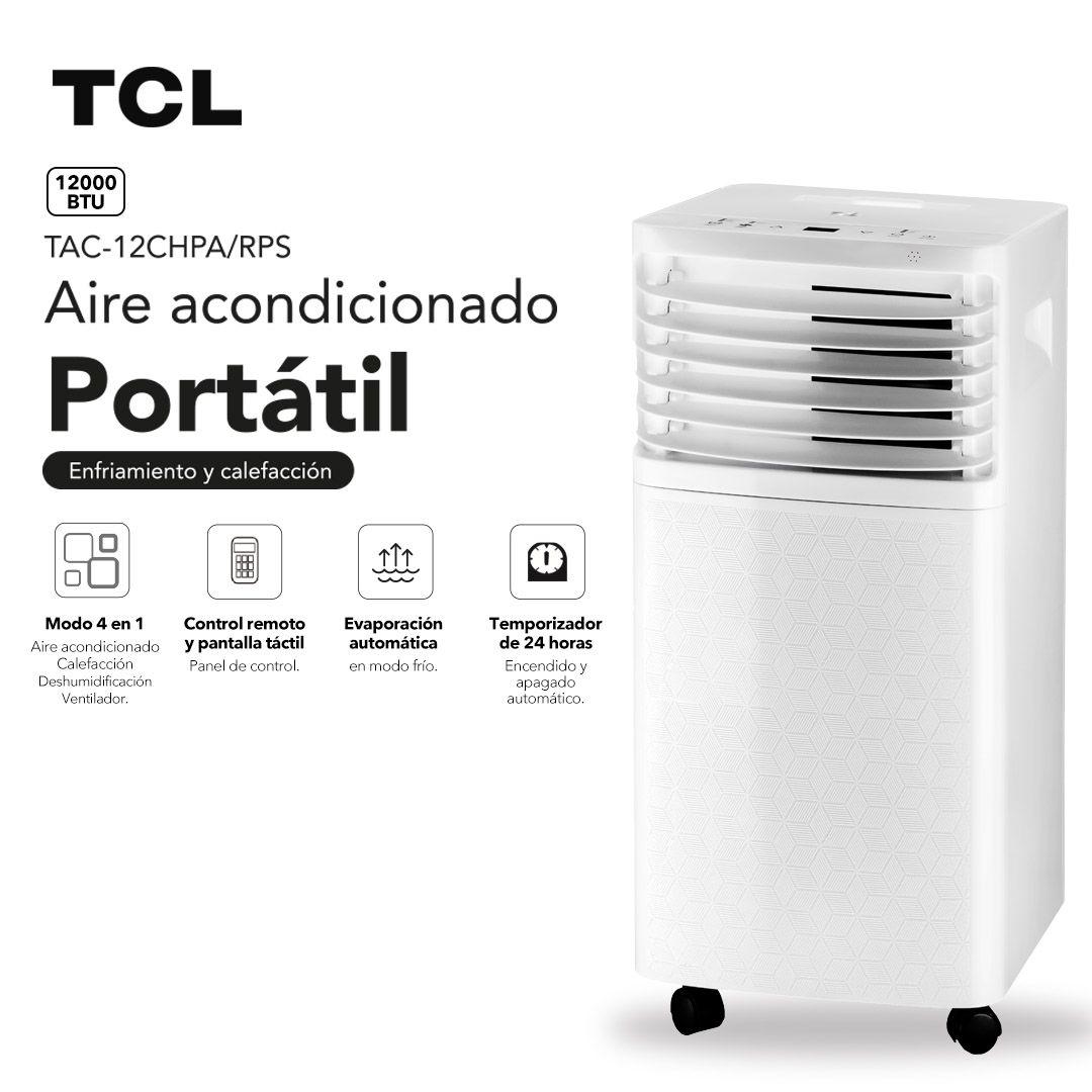 Aire Acondicionado Portátil Frío-Calor TCL 12000 BTU 4 en 1-1
