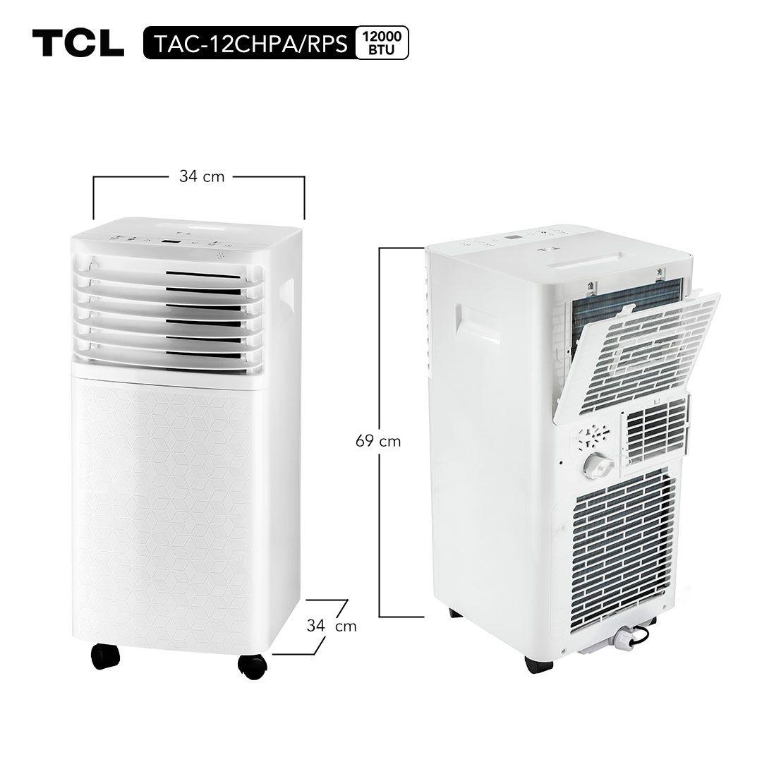 Aire Acondicionado Portátil Frío-Calor TCL 12000 BTU 4 en 1-8