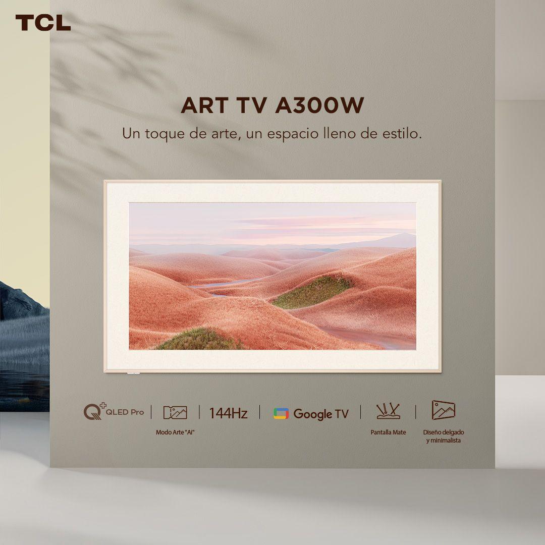 Smart TV TCL 85" QLED ART TV 85A300W-1