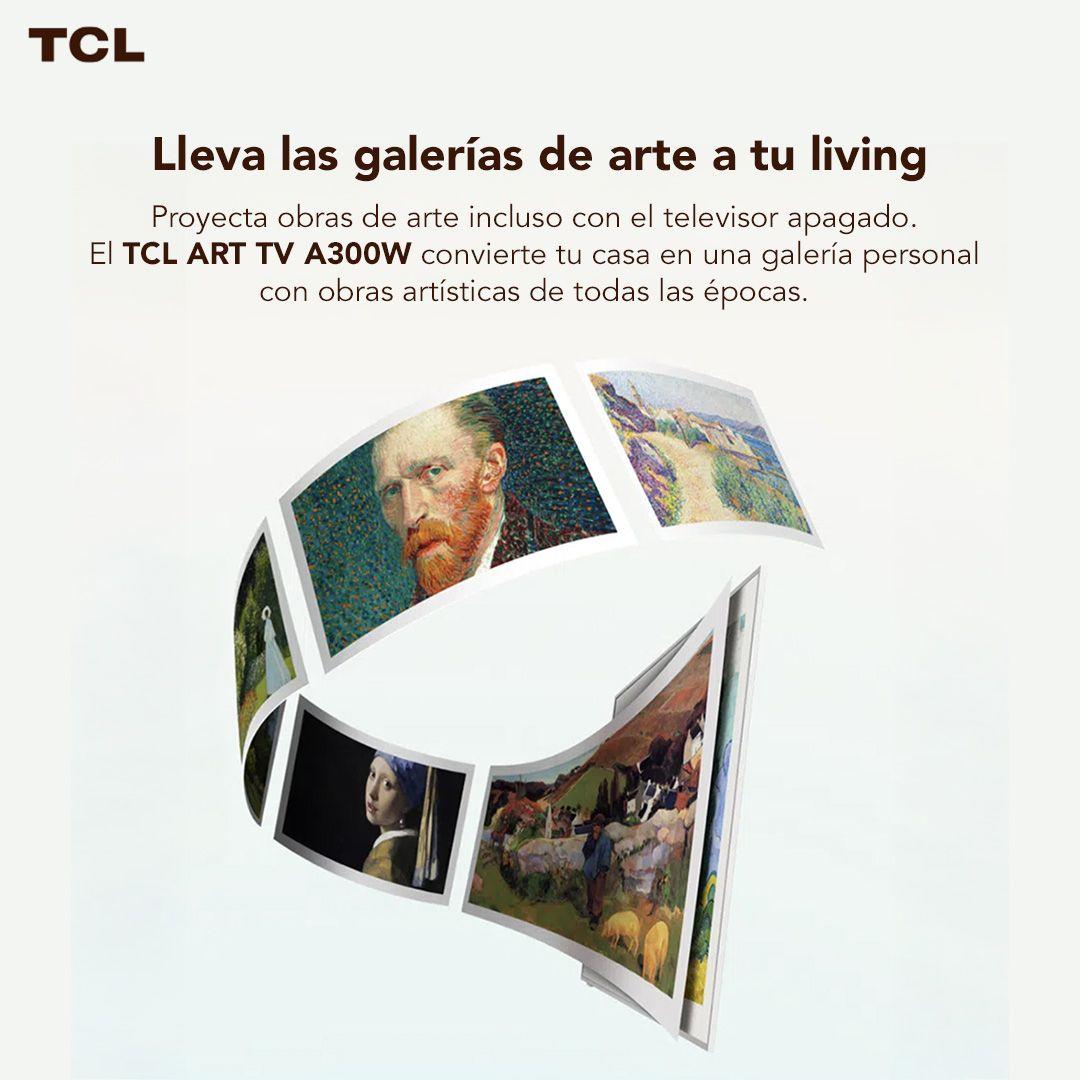 Smart TV TCL 85" QLED ART TV 85A300W-4