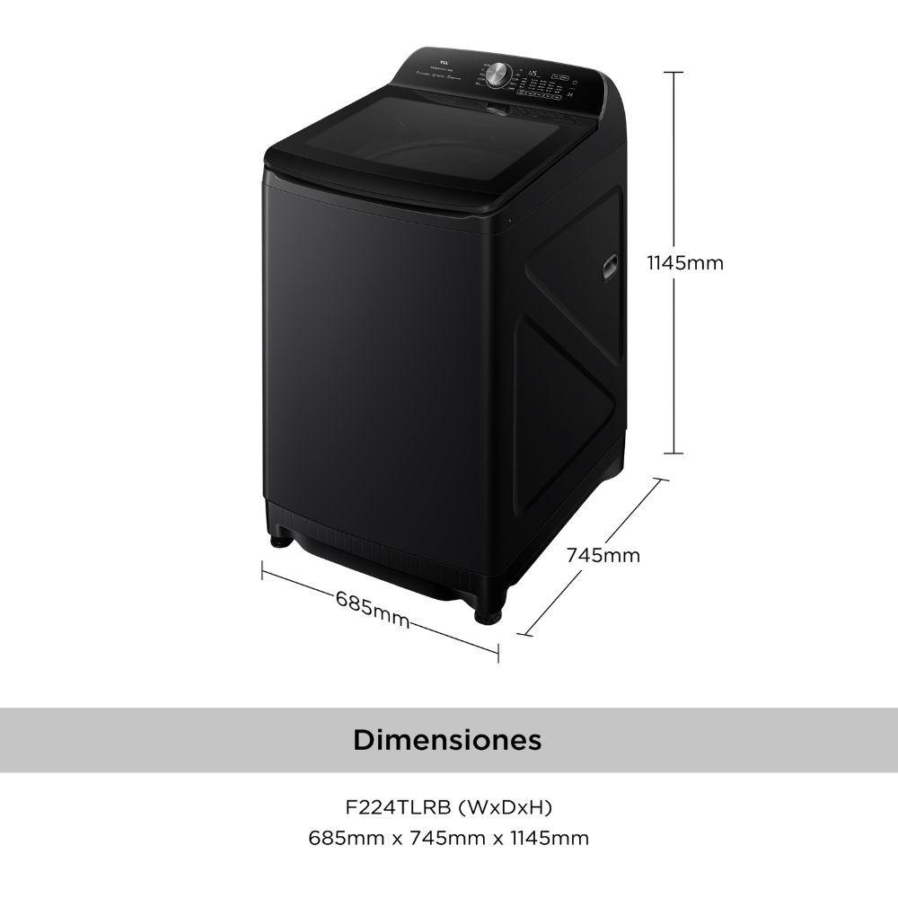 Lavadora Carga Superior 24Kg  F224TLRB-3