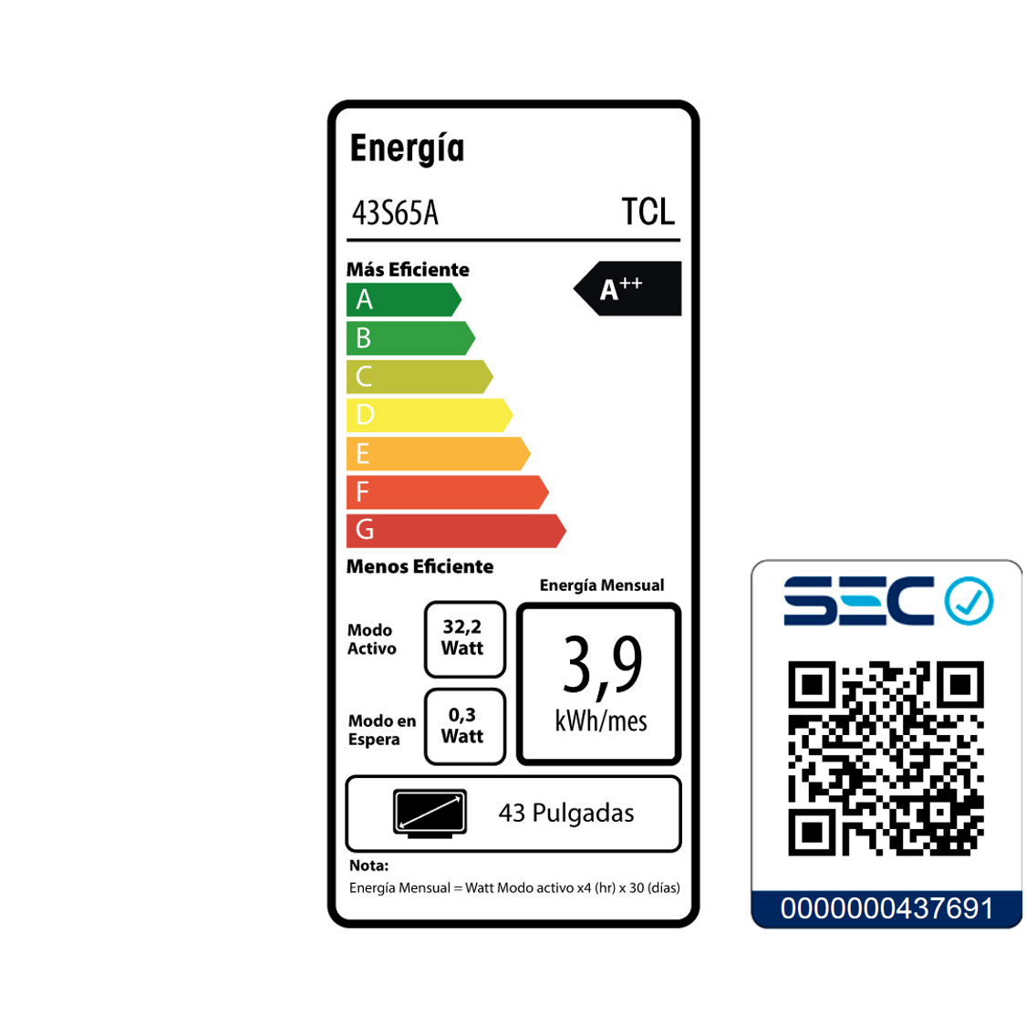 LED 43" TCL 43S65A FHD Smart TV Android-2