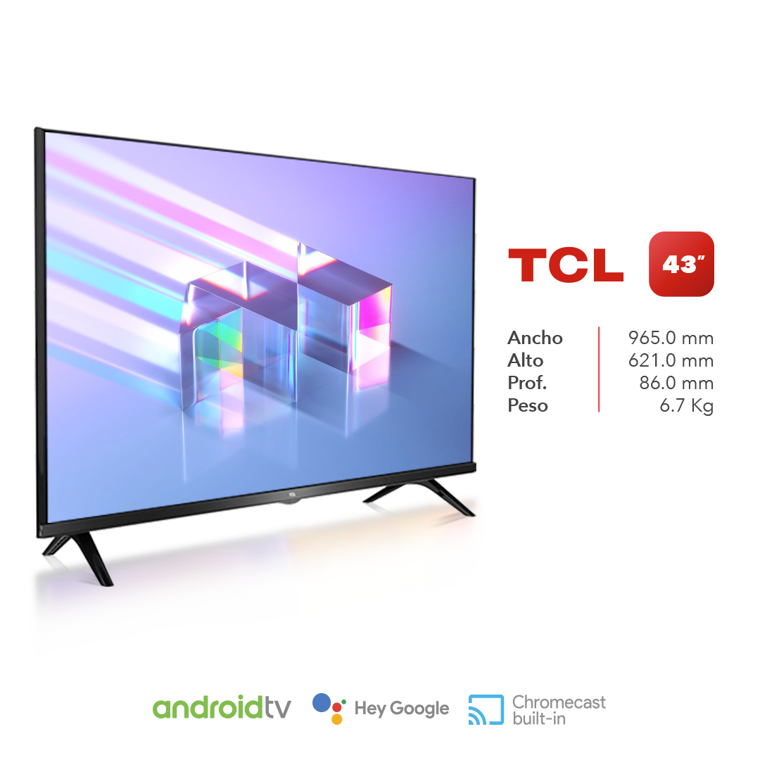 LED 43" TCL 43S65A FHD Smart TV Android-9