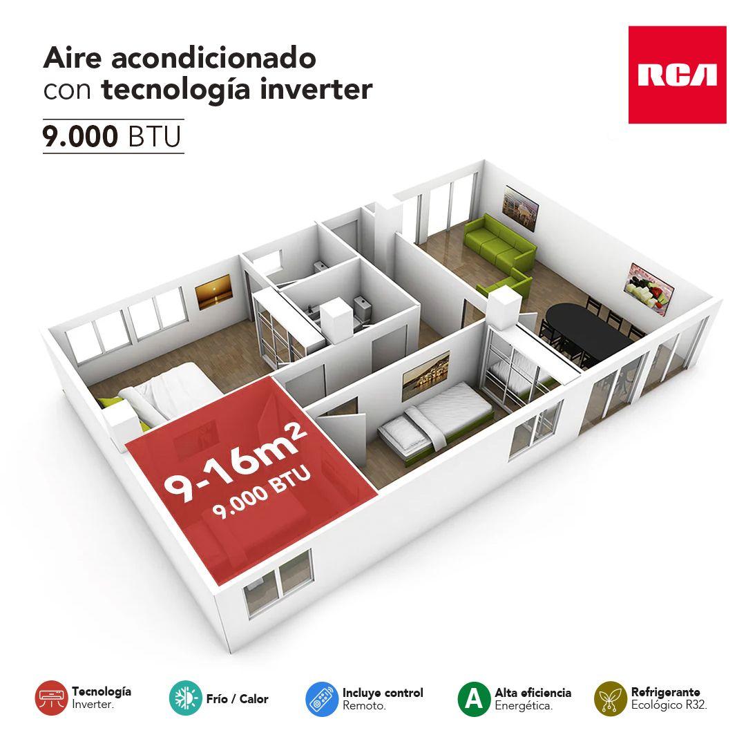 Aire acondicionado Inverter Split Muro 9000 BTU/hr-3