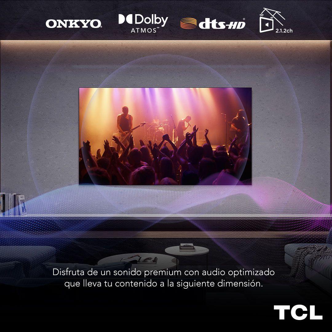 QLED 55" TCL 55C835 Miniled 4K HDR Smart TV Google TV -5