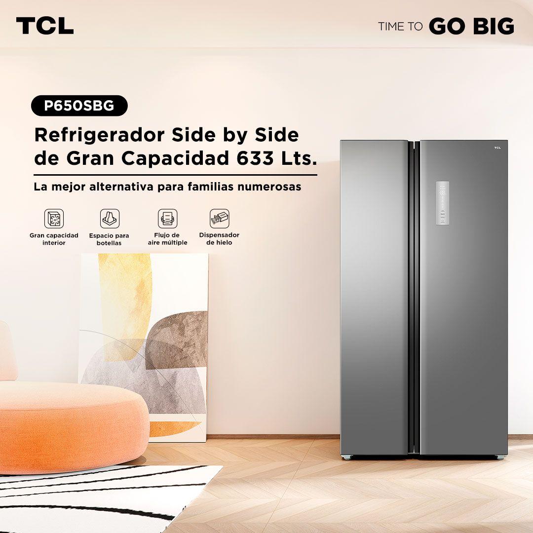 Refrigerador Side by Side TCL 631L P650SB-2