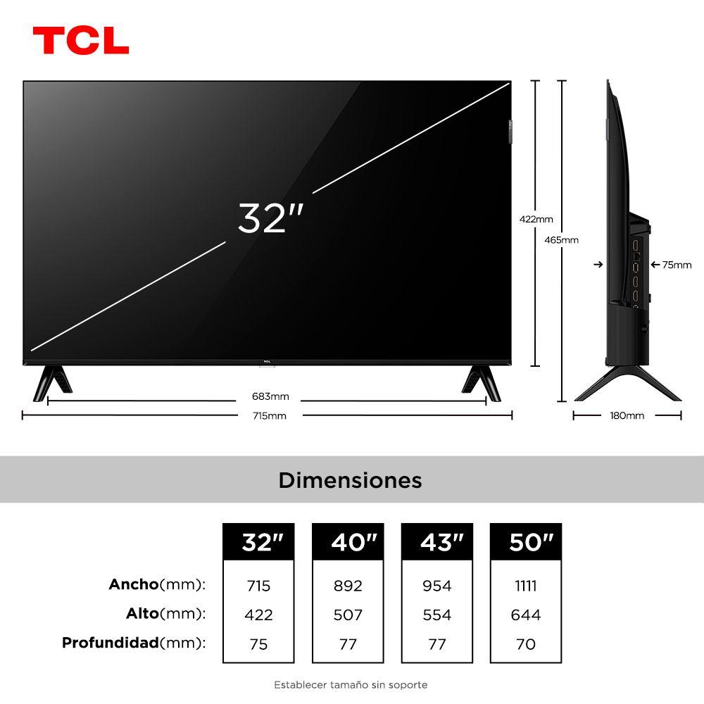 Smart TV TCL Roku TV 32" QLED FHD S5LR-8