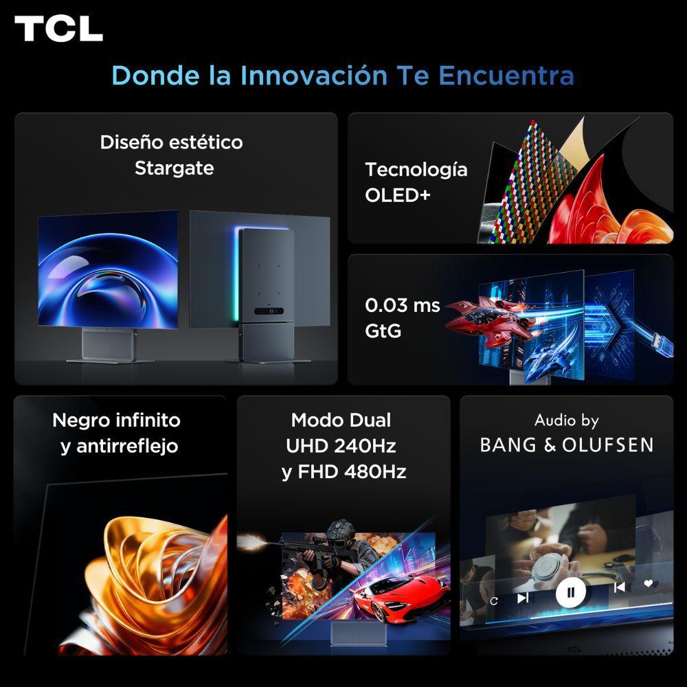 Monitor Gamer TCL 32" OLED 32X3A 4K 240Hz-9