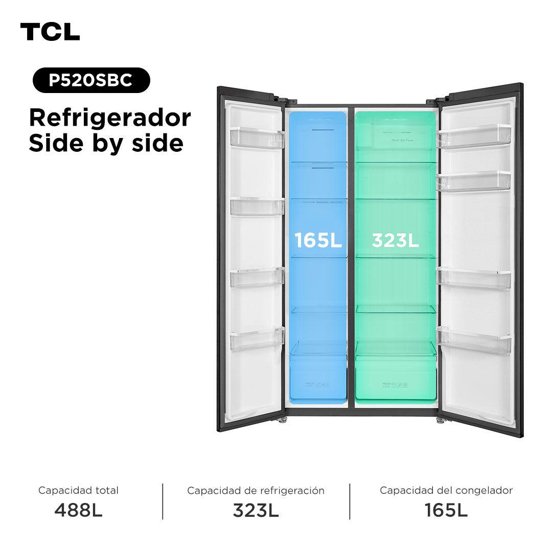 Refrigerador Side By Side TCL 488L P520SBS-2