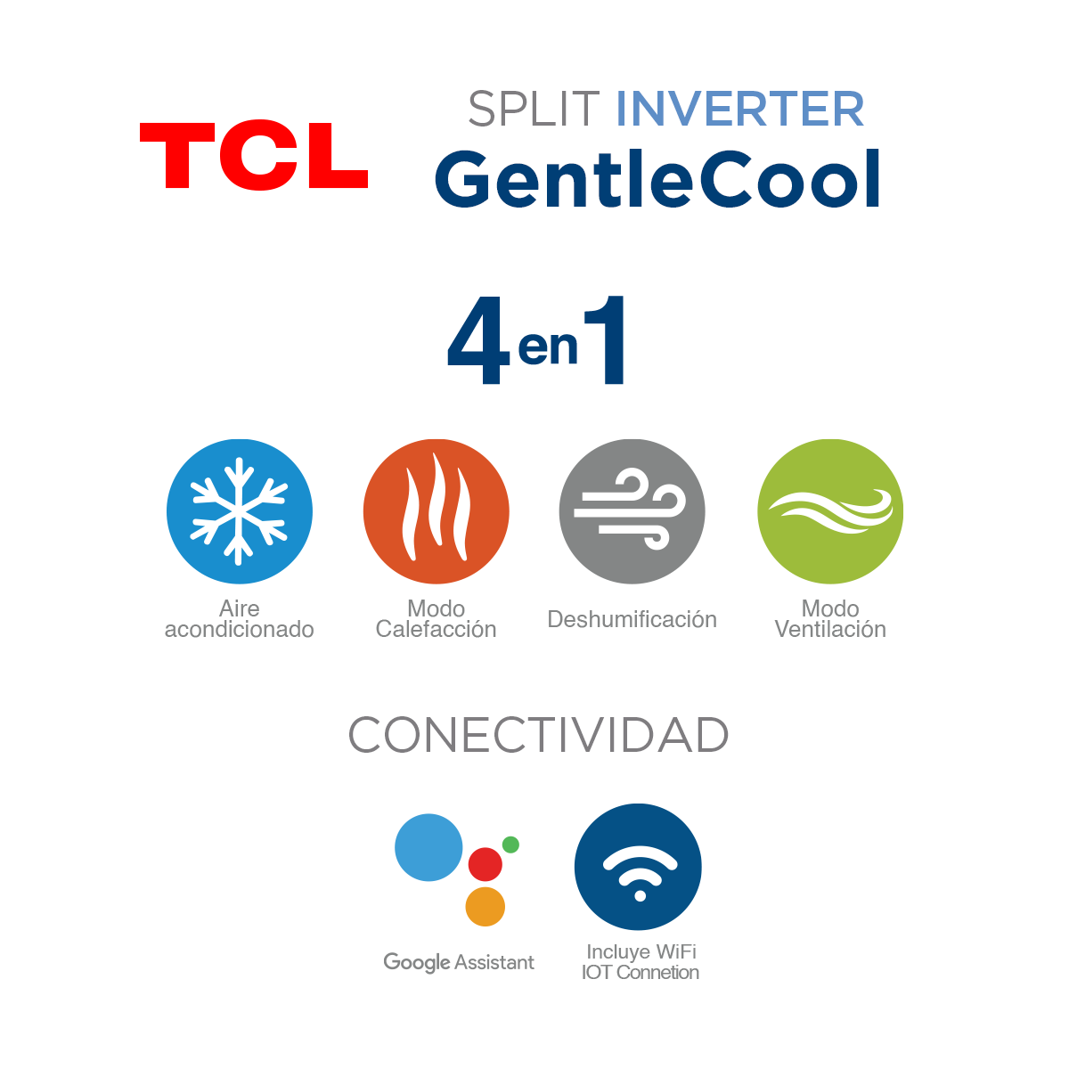 Aire acondicionado Split Inverter Frío/Calor 18000 BTU WIFI-11