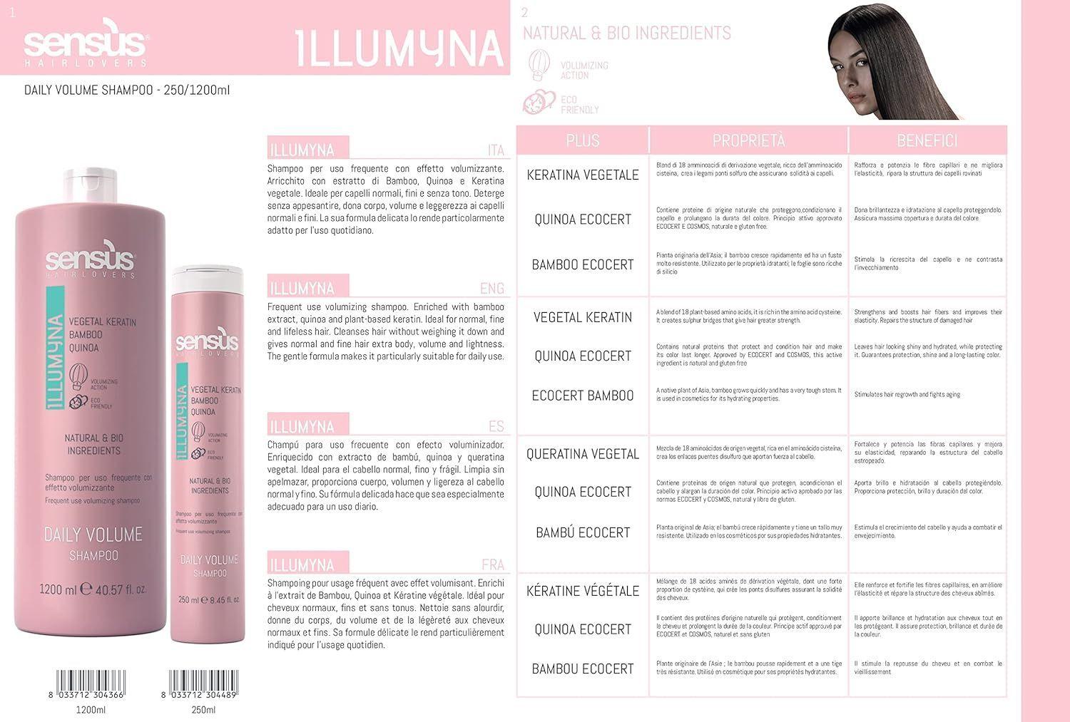 Shampoo Daily Volume Illumyna 250ml-3