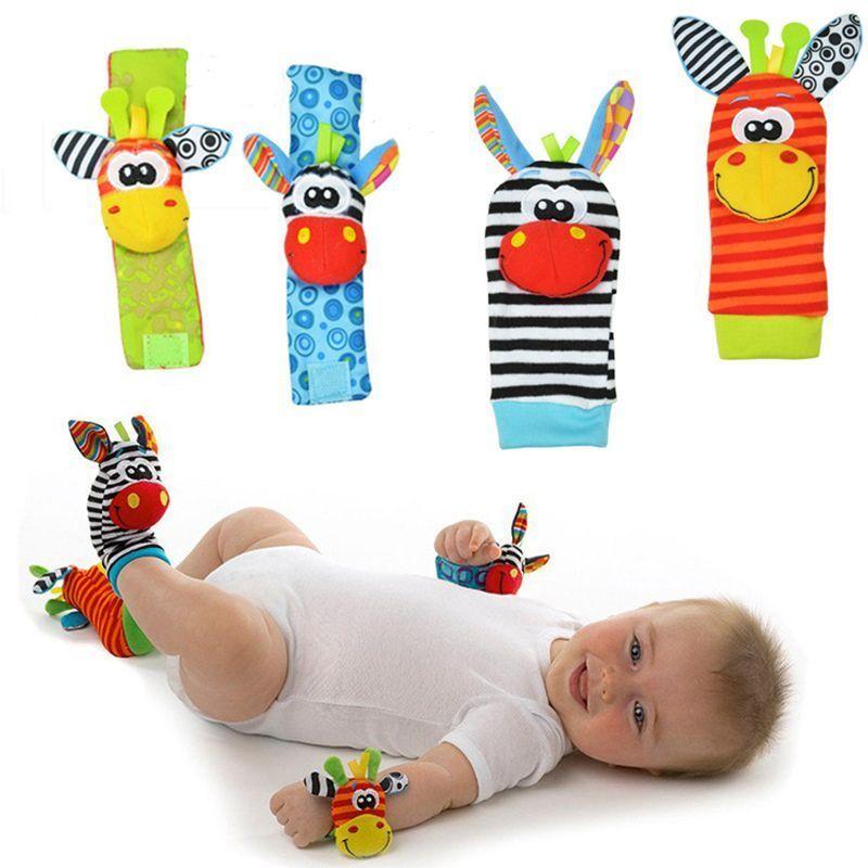 SONAJERO PARA MANOS Y PIES PARA ESTIMULAR BEBES -0