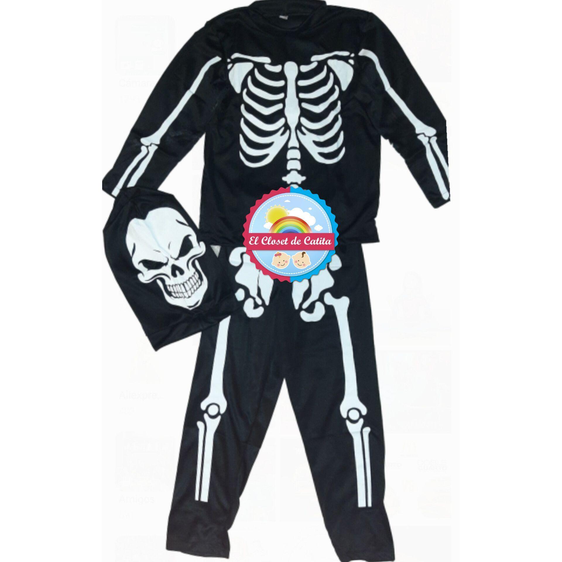 DISFRAZ ESQUELETO INFANTIL -2