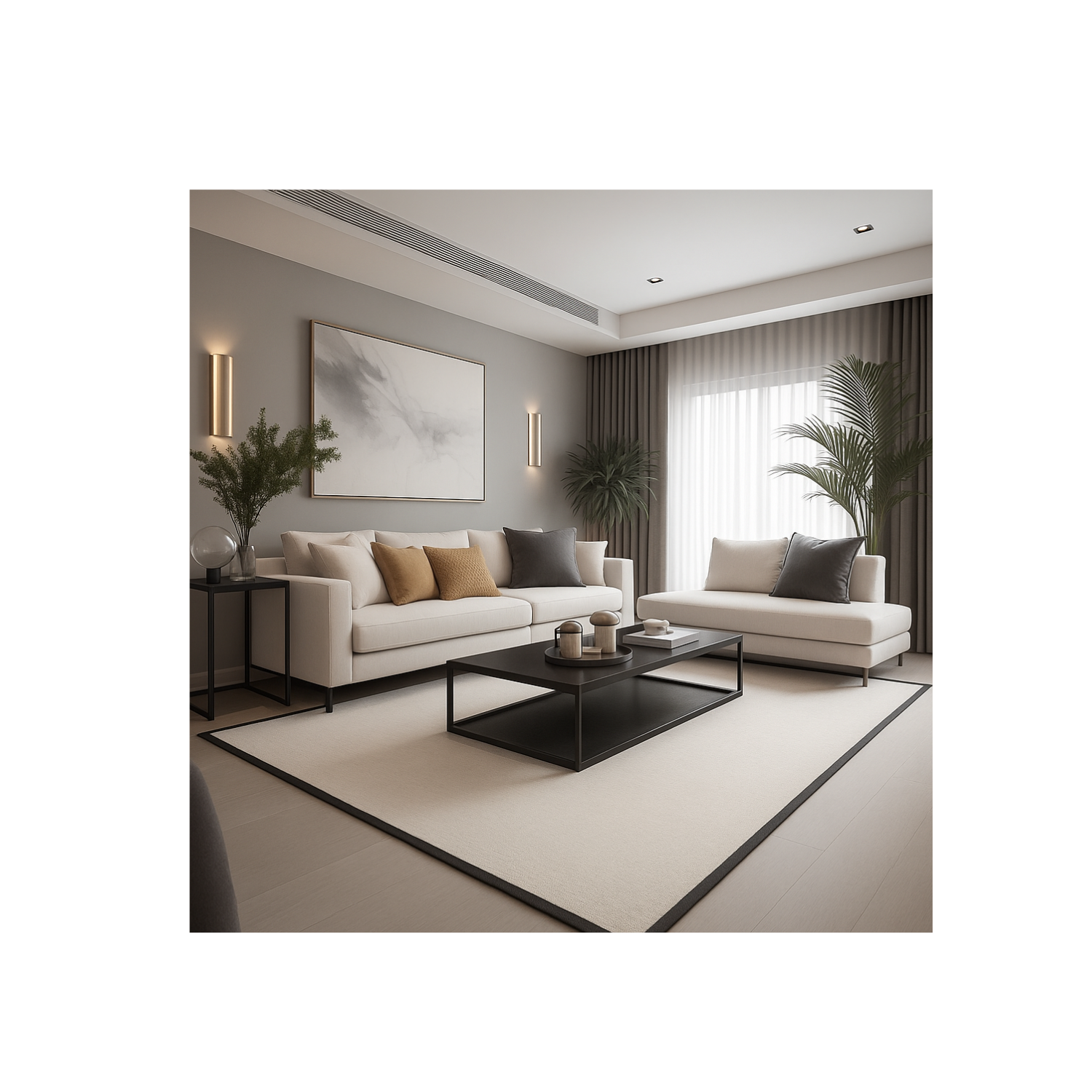 ALFOMBRA Aura 3 x 2 mts borde negro-2