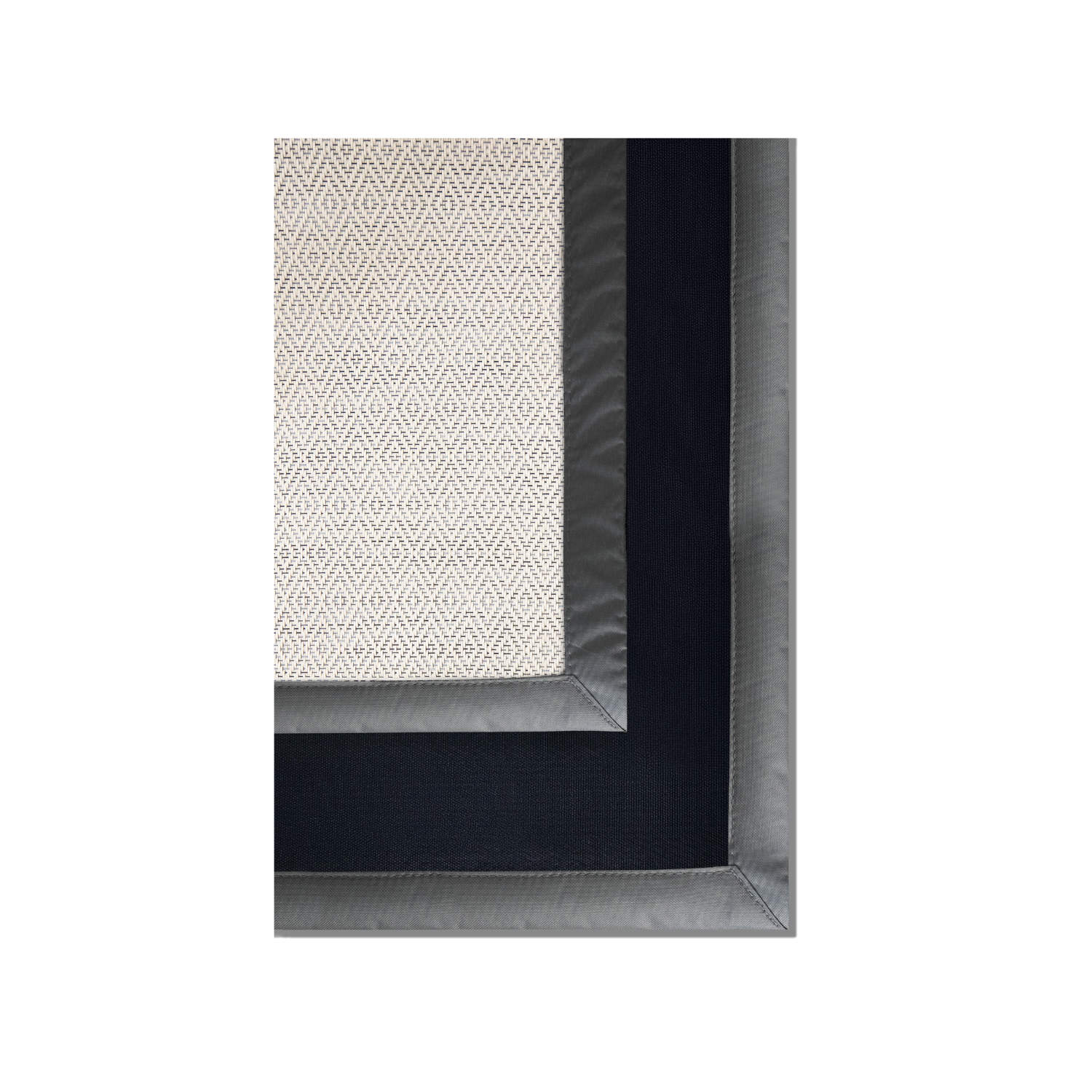 ALFOMBRA Aura 3,5 x 2,5 mts borde GRIS-2