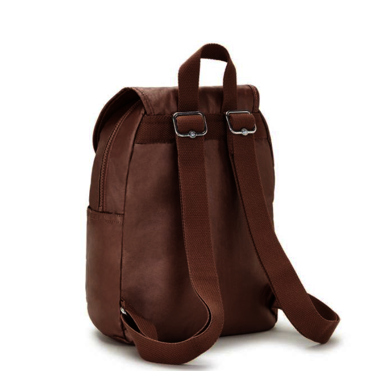 MOCHILA KIPLING EZRA COPPER METALLIC-2