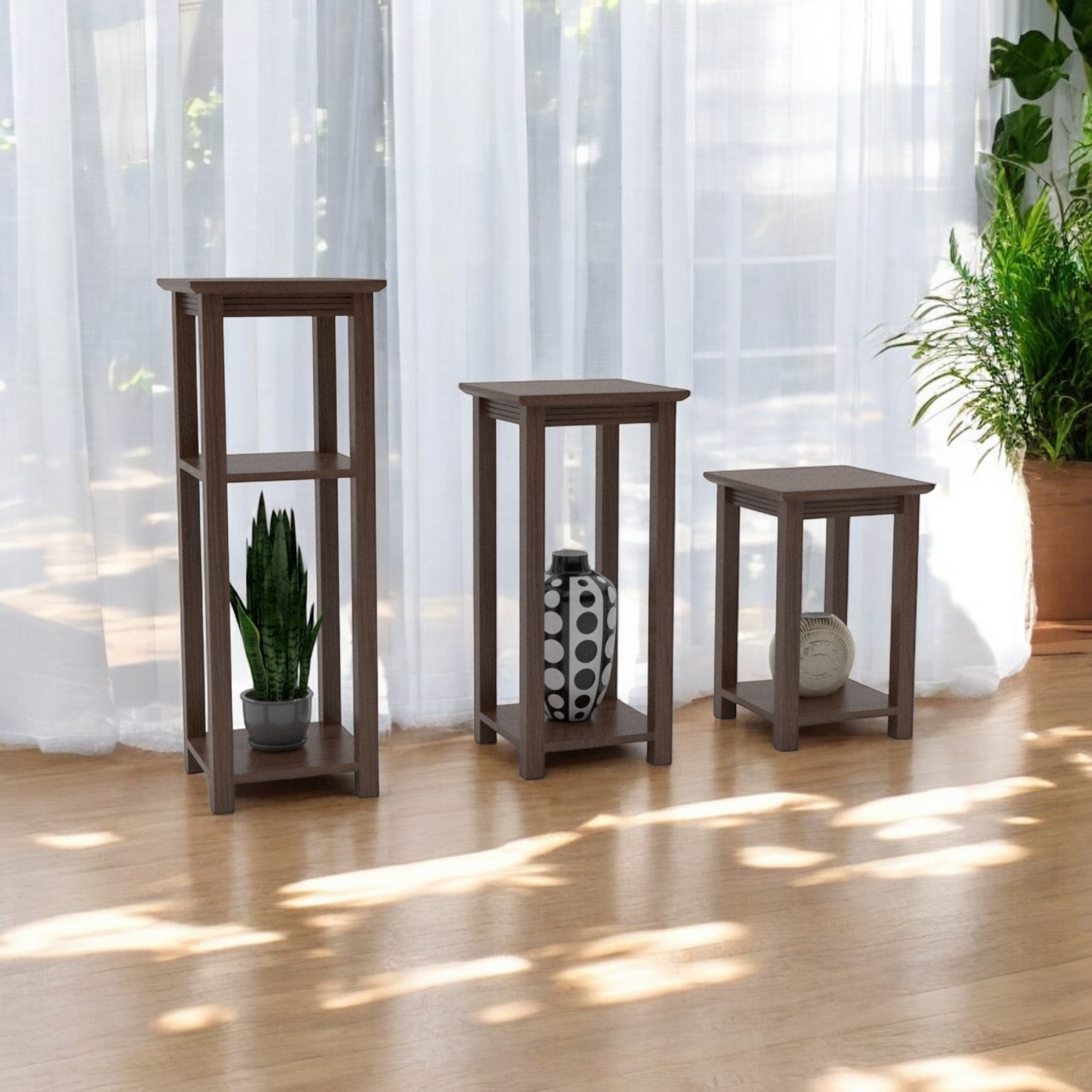 Mesa Lateral Café 33x33x90cm L-4