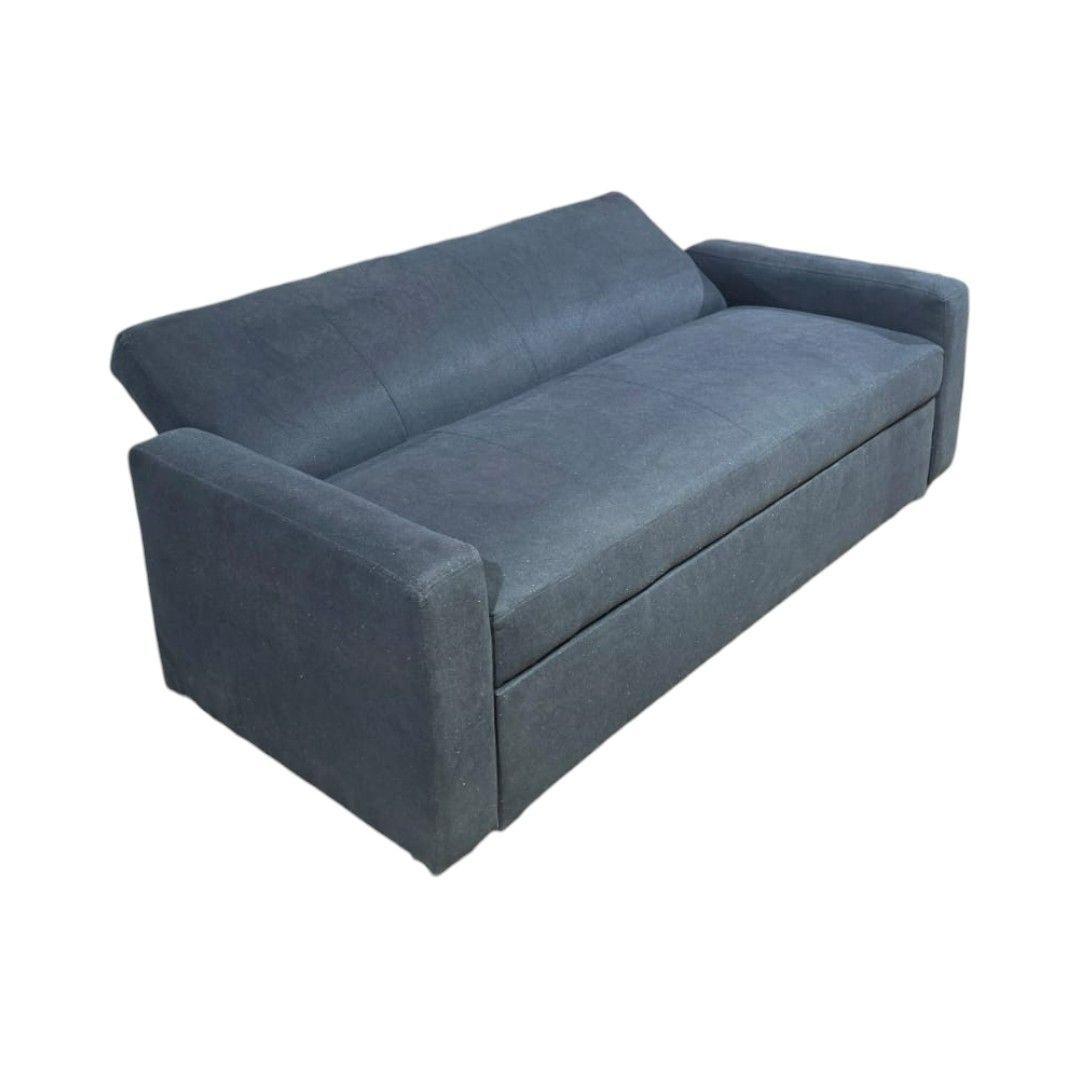 SOFA CAMA MILANO TRES POSICIONES LINO GRIS OSCURO-2