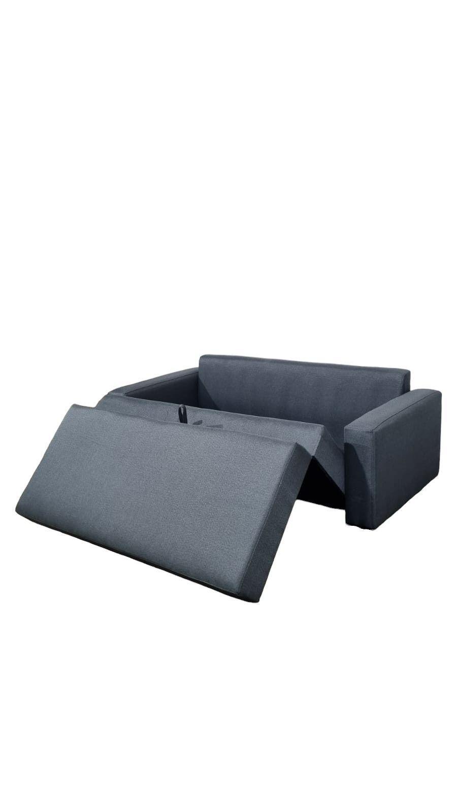 SOFA CAMA MULTIFUNCIONAL LINO GRIS OSCURO-2