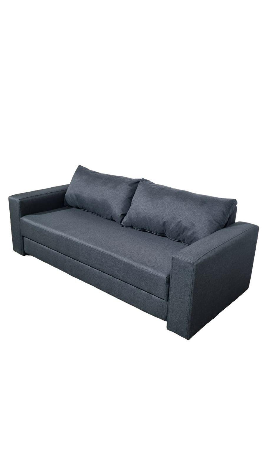 SOFA CAMA MULTIFUNCIONAL LINO GRIS OSCURO-4