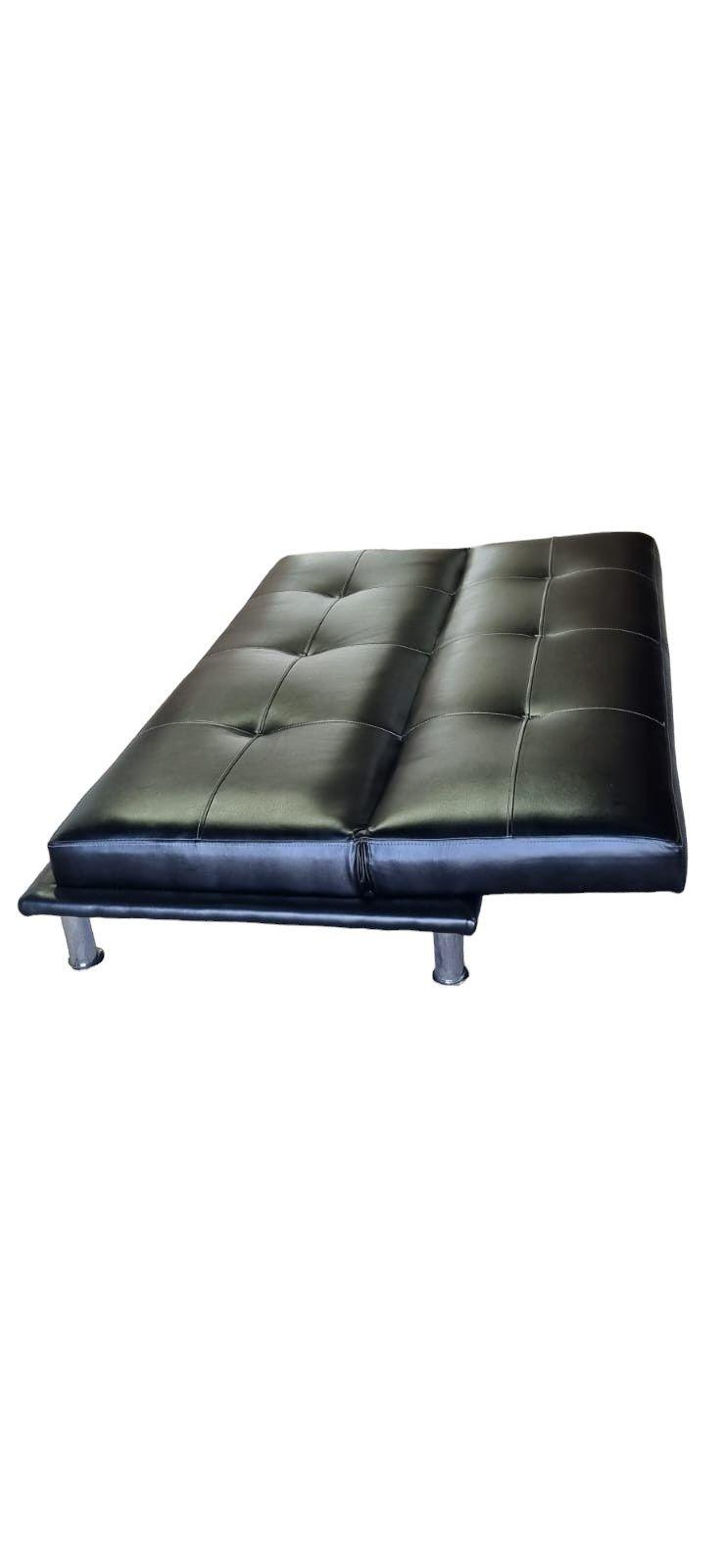 SOFA CAMA ECOCUERO NEGRO-2
