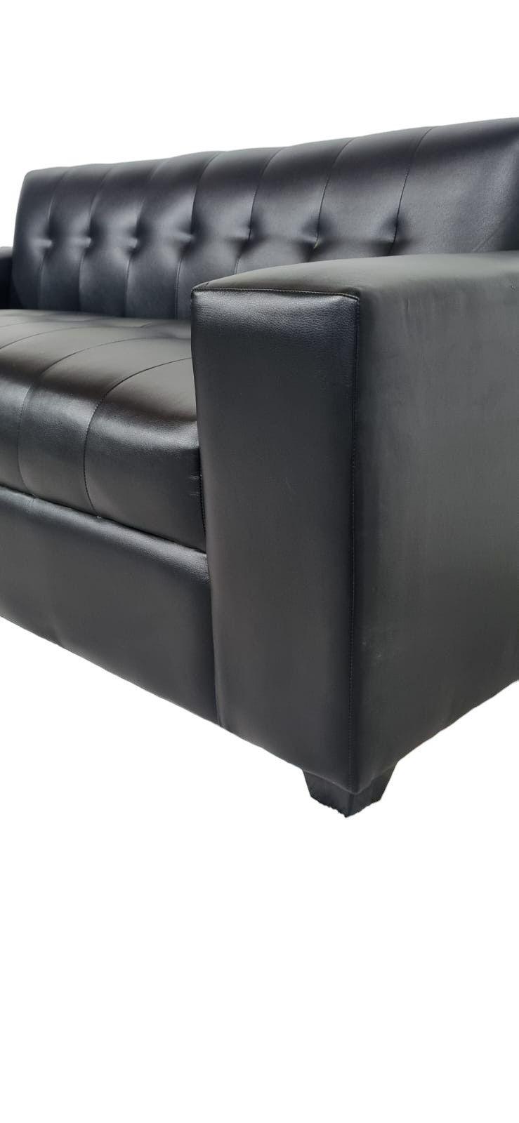 SOFA DOS CUERPOS ECOCUERO NEGRO-2
