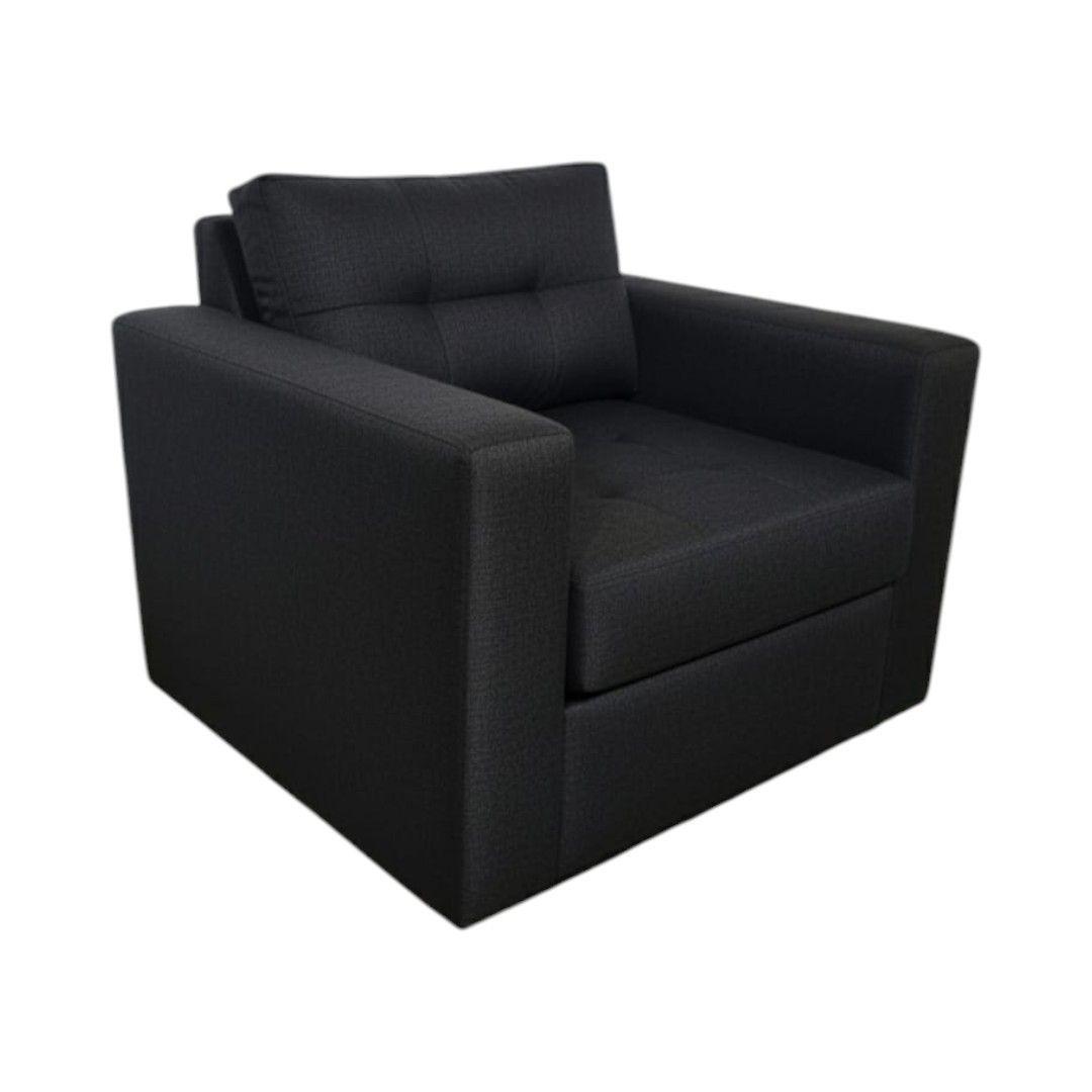POLTRONA SUECIA LINO NEGRO-2