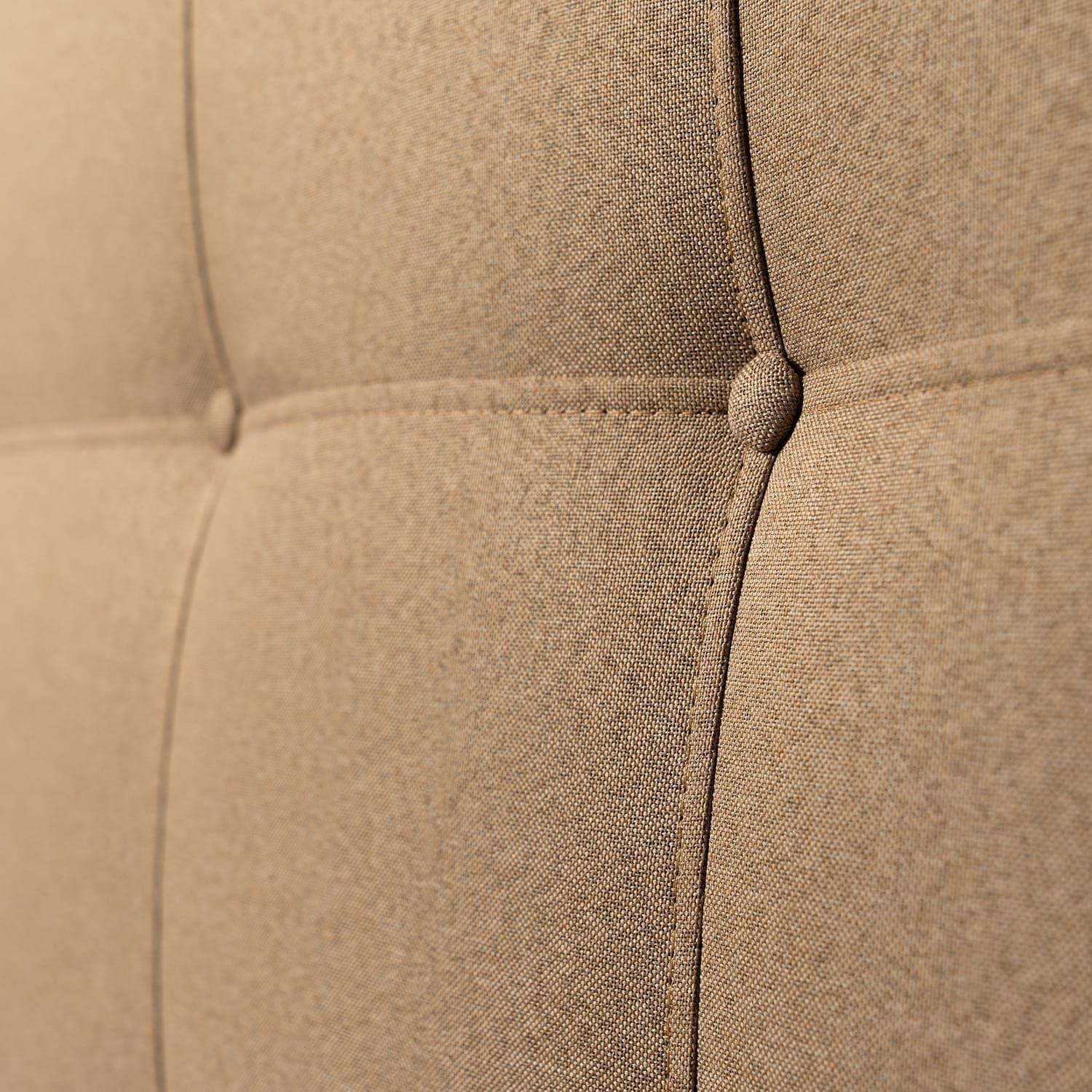 CAMA DOS PLAZAS LINO BEIGE SIN COLCHON-3