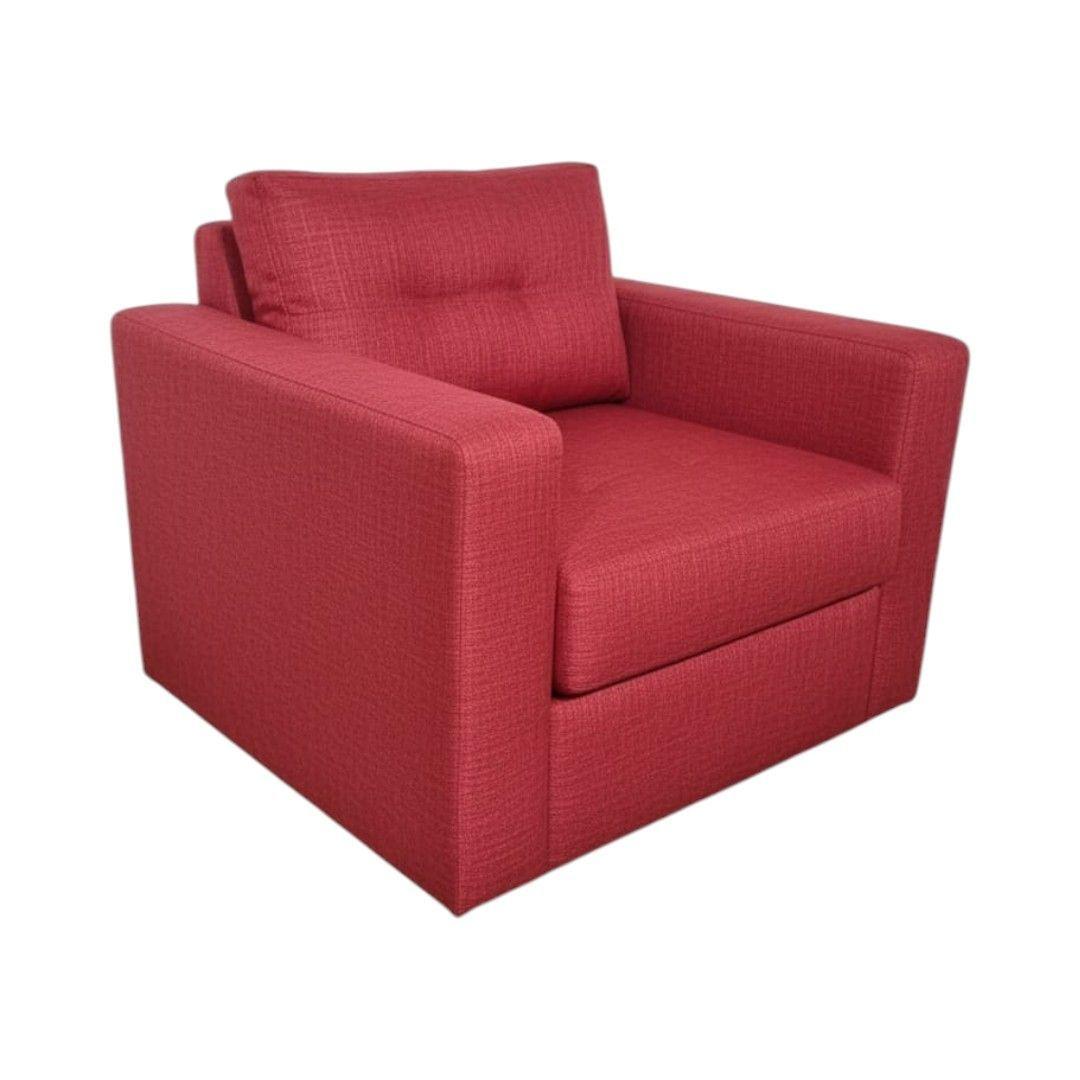 POLTRONA SUECIA LINO ROJO-2