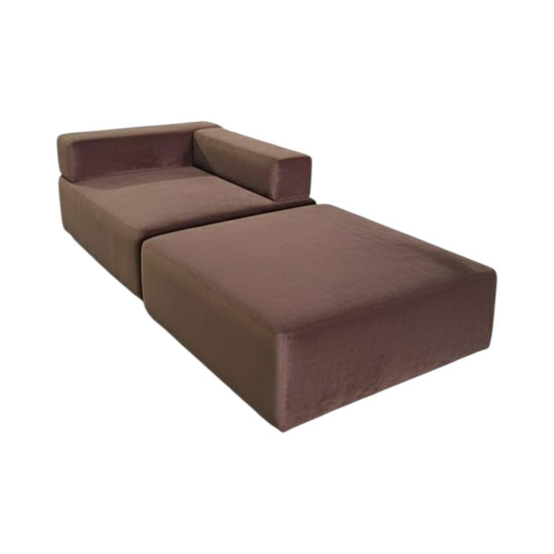 SOFA CAMA ARKOS EN FELPA CHOCOLATE-2